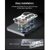 Spigen Galaxy S26 Ultra ile Uyumlu Kamera Lens Koruyucu Cam Kolay Kurulum Glas.tR EZ Fit Optik Pro (2 Adet) Black - AGL11071