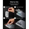 Spigen Galaxy S26 Ultra ile Uyumlu Kamera Lens Koruyucu Cam Kolay Kurulum Glas.tR EZ Fit Optik Pro (2 Adet) Black - AGL11071
