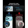 Spigen iPhone 18 Pro ile Uyumlu Kamera Lens Koruyucu Tam Kaplayan Cam Kolay Kurulum Glas.tR EZ Fit Optik Pro XL Dark Cherry - AGL12036
