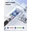 UGREEN 2.0 A USB-A & USB-C Örgülü Şarj ve Data Kablosu, 25 Santimetre, Siyah, 60124