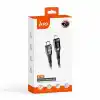 Juo 27W Dijital Led Ekranlı USB Type-C to Lightning iPhone iPad Hızlı Şarj ve Data Kablosu 1 Metre