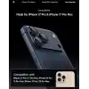 Spigen iPhone 17 Pro/Pro Max / 16 Pro/16 Pro Max / 15 Pro/15 Pro Max ile Uyumlu Kamera Lens Koruyucu Cam Kolay Kurulum Glas.tR EZ Fit Optik Pro (2 Adet) Black - AGL05205