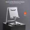 Juo Alüminyum Katlanabilir Metal Masaüstü Telefon Tutucu Standı Gümüş