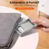 Juo Alüminyum Katlanabilir Metal Masaüstü Telefon Tutucu Standı Gümüş