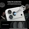 Spigen iPhone 18 Pro Max / 18 Pro ile Uyumlu Kamera Lens Koruyucu Cam Kolay Kurulum Glas.tR EZ Fit Optik Pro (2 Adet) Silver - AGL12046