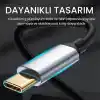 VegGieg USB Type-C to 3.5mm Aux Hi-Fi Ses Kablosu 1 Metre