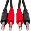Hosa Dual 1/4 inç TRS (M) - 1/4 inç TRS (M) Balanslı Kablo 2 m (CSS-202)