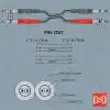 Hosa Dual 1/4 inç TRS (M) - 1/4 inç TRS (M) Balanslı Kablo 2 m (CSS-202)
