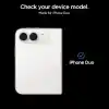 Spigen iPhone Duo ile Uyumlu Kamera Lens Koruyucu Cam Kolay Kurulum Glas.tR EZ Fit Optik Pro (2 Adet) White - AGL12012