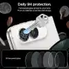 Spigen iPhone Duo ile Uyumlu Kamera Lens Koruyucu Cam Kolay Kurulum Glas.tR EZ Fit Optik Pro (2 Adet) White - AGL12012