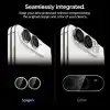 Spigen iPhone Duo ile Uyumlu Kamera Lens Koruyucu Cam Kolay Kurulum Glas.tR EZ Fit Optik Pro (2 Adet) White - AGL12012