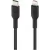 Belkin Örgülü USB-C - Lightning Kablosu (Hızlı Şarj Kablosu) Hızlı Şarj MFi Sertifikalı USB-C Kablosu (1m, Siyah)