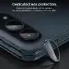 Spigen iPhone Duo ile Uyumlu Kamera Lens Koruyucu Cam Kolay Kurulum Glas.tR EZ Fit Optik Pro (2 Adet) Black - AGL12011