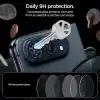 Spigen iPhone Duo ile Uyumlu Kamera Lens Koruyucu Cam Kolay Kurulum Glas.tR EZ Fit Optik Pro (2 Adet) Black - AGL12011