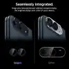 Spigen iPhone Duo ile Uyumlu Kamera Lens Koruyucu Cam Kolay Kurulum Glas.tR EZ Fit Optik Pro (2 Adet) Black - AGL12011