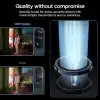 Spigen iPhone Duo ile Uyumlu Kamera Lens Koruyucu Cam Kolay Kurulum Glas.tR EZ Fit Optik Pro (2 Adet) Black - AGL12011