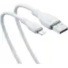 Baseus Pudding Hızlı Şarj Özellikli Lightning Kablo 2.4A, 1.2 Metre, Beyaz
