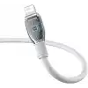 Baseus Pudding Hızlı Şarj Özellikli Lightning Kablo 2.4A, 1.2 Metre, Beyaz