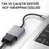 VegGieg Type-C to VGA 1080P 60Hz Çevirici Dönüştürücü Kablo Adaptör