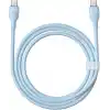 Baseus Pudding Hızlı Şarj Özellikli Type-C to Type-C Kablo 100W, 1.2 Metre, Mavi