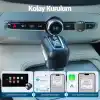 Juo Kablosuz CarPlay Android Auto Kabloludan Kablosuza Çevirici USB ve Type-C Adaptör
