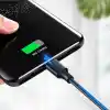 UGREEN 2.0 A USB-A & USB-C, Şarj ve Data Kablosu, 25 Santimetre, Siyah, 60114