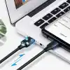 UGREEN 2.0 A USB-A & USB-C, Şarj ve Data Kablosu, 25 Santimetre, Siyah, 60114