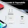 Bix ZH-2U41T 25W PD 3.0 Type-C & USB-A Çift Bağlantı Noktalı Hızlı Şarj Adaptörü, Huawei, iPhone 15/14/13/12/Pro Max, iPad Air/Pro ve Daha Fazlası ile Uyumlu