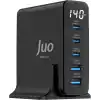Juo 140W GaN PD 3.1 Masaüstü Hızlı Şarj Cihazı 3 Type-C + 2 USB-A iPhone & MacBook & Laptop Uyumlu Şarj Aleti