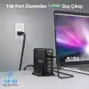 Juo 140W GaN PD 3.1 Masaüstü Hızlı Şarj Cihazı 3 Type-C + 2 USB-A iPhone & MacBook & Laptop Uyumlu Şarj Aleti