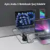 Juo 140W GaN PD 3.1 Masaüstü Hızlı Şarj Cihazı 3 Type-C + 2 USB-A iPhone & MacBook & Laptop Uyumlu Şarj Aleti