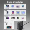 Juo 140W GaN PD 3.1 Masaüstü Hızlı Şarj Cihazı 3 Type-C + 2 USB-A iPhone & MacBook & Laptop Uyumlu Şarj Aleti