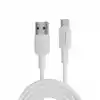 Juo 12W USB-A to Type-C Silikon Hızlı Şarj ve Data Kablosu Beyaz 2 Metre