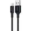 Ugreen iPhone Lightning 2.4A Data ve Şarj Kablosu Siyah 1 Metre