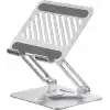Juo 360° Dönebilen Alüminyum Tablet Standı Yükseklik ve Eğim Ayarlı Metal Tablet Tutucu iPad Pro 13 12 11 Air Mini 5 4 3 Telefon E-Okuyucu Uyumlu