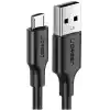 Ugreen Micro USB Data ve Şarj Kablosu, Siyah, 1.5 Metre