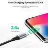 Ugreen, MFi Lisanslı USB-A & Lightning Örgülü Data ve Şarj Kablosu, 1.5 Metre, Beyaz