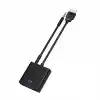 DM CHB021 HDMI to VGA Çevirici Dönüştürücü 3.5mm Aux Ses Destekli Çıkış
