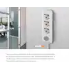 Viko Multi-Let 3lü Topraklı Kablolu Ç.K 5mt Priz, Beyaz