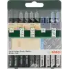 Bosch Professional Accessories Dekupaj Testere Seti, Yeşil, 10 Adet