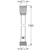 GROHE Vitalioflex Trend 1500mm Duş Hortumu, Krom, 28741002