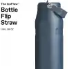 STANLEY IceFlow™ Aerolight™ Flip Straw 2.0 Pipetli Termos Su Şişesi 1.06 Litre - Lacivert | Paslanmaz Çelik