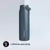 STANLEY IceFlow™ Aerolight™ Flip Straw 2.0 Pipetli Termos Su Şişesi 1.06 Litre - Lacivert | Paslanmaz Çelik
