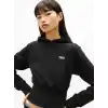 Tommy Hilfiger TJW SLIM SILVER SCRIPT HOODIE Sweatshirt Kadın