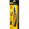 CAT DA980045 9 IN 1 Çok Fonksiyonlu Katlanabilir 27CM Paslanmaz Çelik Sarı Kamp Çakısı Bıçağı + Taşıma Kılıfı