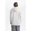 DeFacto Oversize Geniş Kalıp Kapüşonlu Sweatshirt