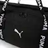 Puma AT ESS Barrel Bag Kadın Spor Çantası, PUMA Black, Tek Beden