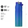 STANLEY IceFlow™ Aerolight™ Flip Straw 2.0 Pipetli Termos Su Şişesi 1.06 Litre - Pacific Hypergrip | Paslanmaz Çelik