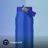 STANLEY IceFlow™ Aerolight™ Flip Straw 2.0 Pipetli Termos Su Şişesi 1.06 Litre - Pacific Hypergrip | Paslanmaz Çelik