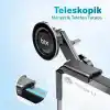 Bix TCH03 Çok Açılı Ayarlanabilir Araç Ekranı Monitör Üstü İçin Teleskopik Manyetik Telefon Tutucu